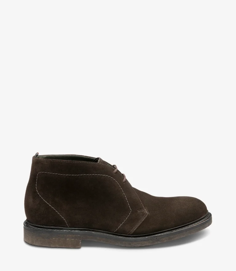 loake Loughty Dark Brown Suede