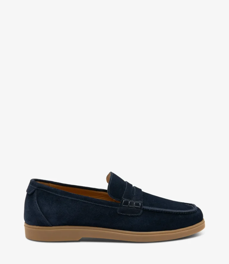 loake Lucca Navy Suede