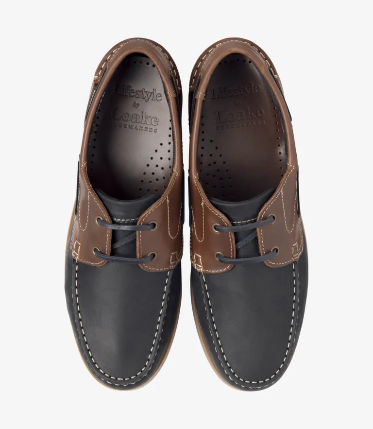 Loake Lymington Navy & Brown Nubuck