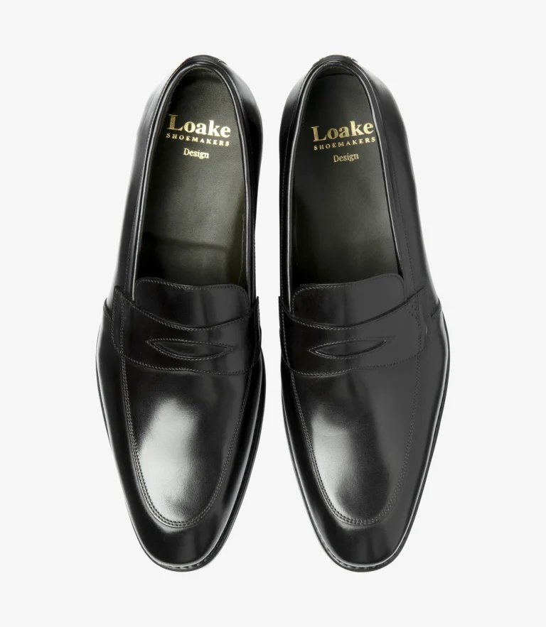 Loake Lynch Black Calf Leather