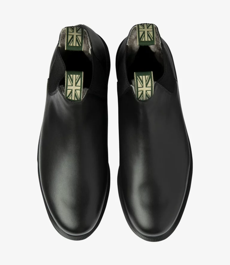 Loake McCauley Black Calf Leather