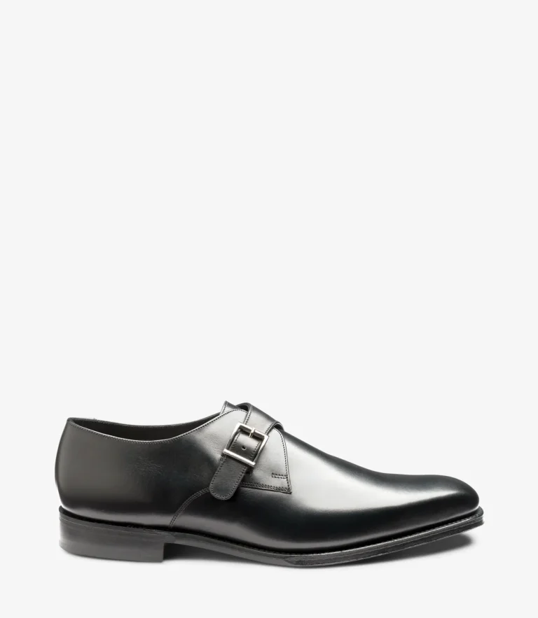 loake Medway Black Calf Leather