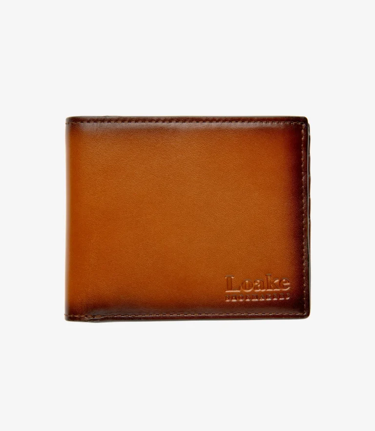 loake Midland Wallet Brown Calf Leather
