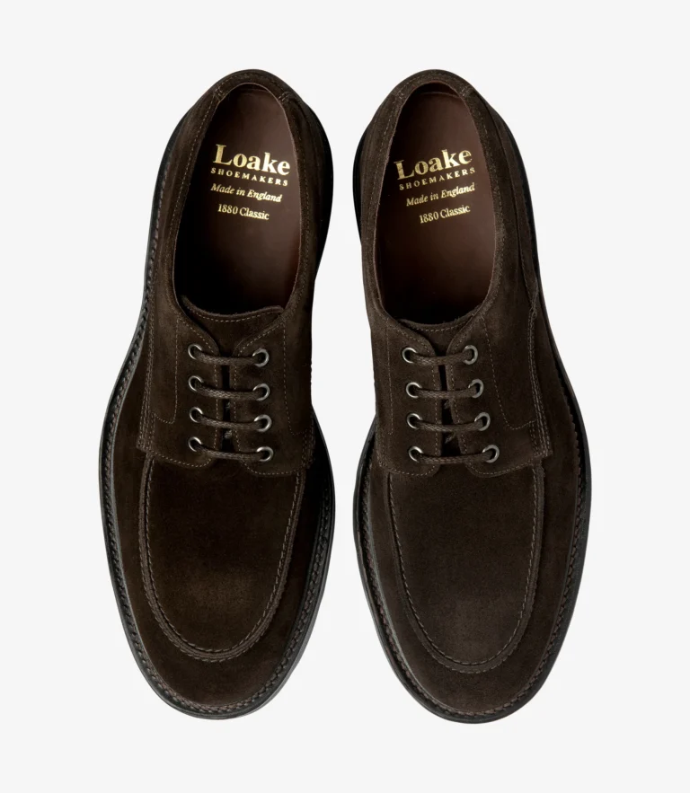 Loake Mowbury Dark Brown Suede