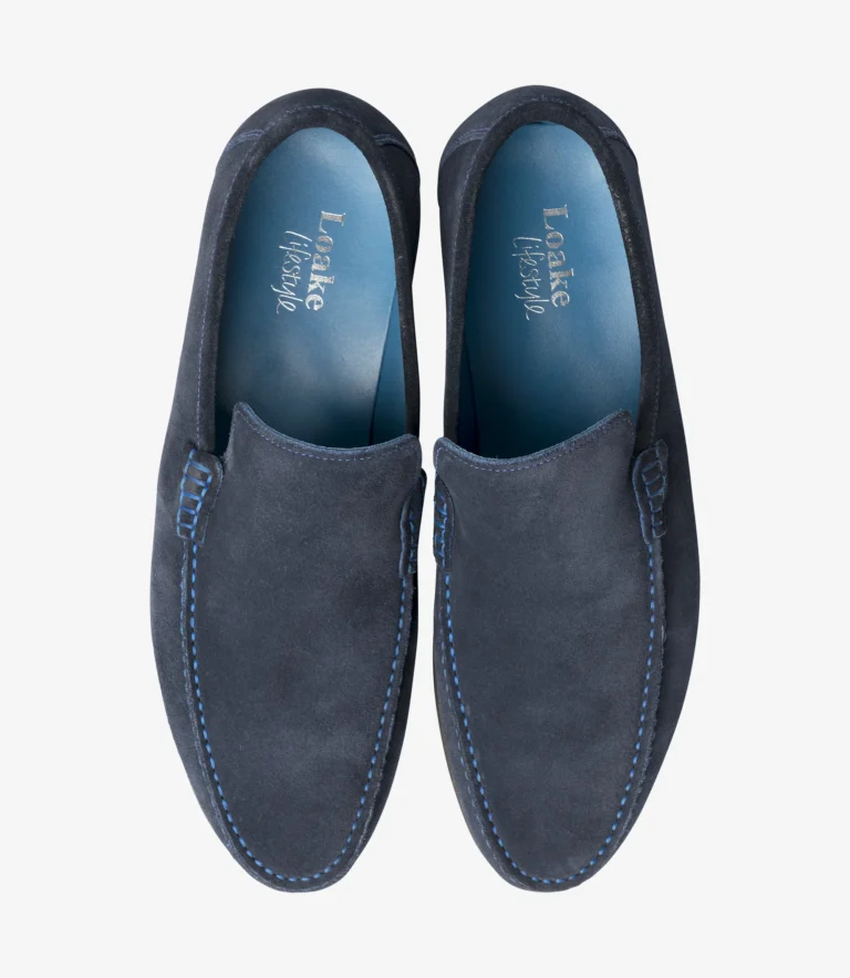 Loake Nicholson Navy Suede