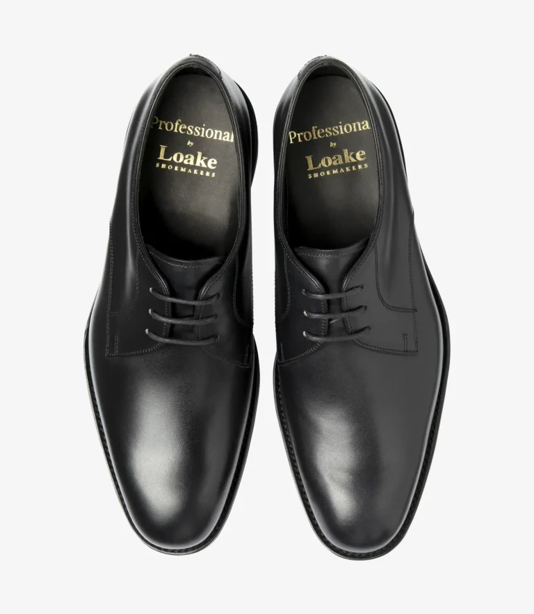 Loake Orson Black Calf Leather