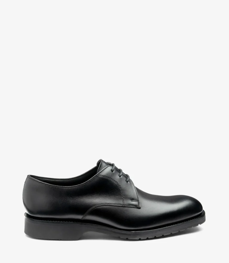 loake Orson Black Calf Leather