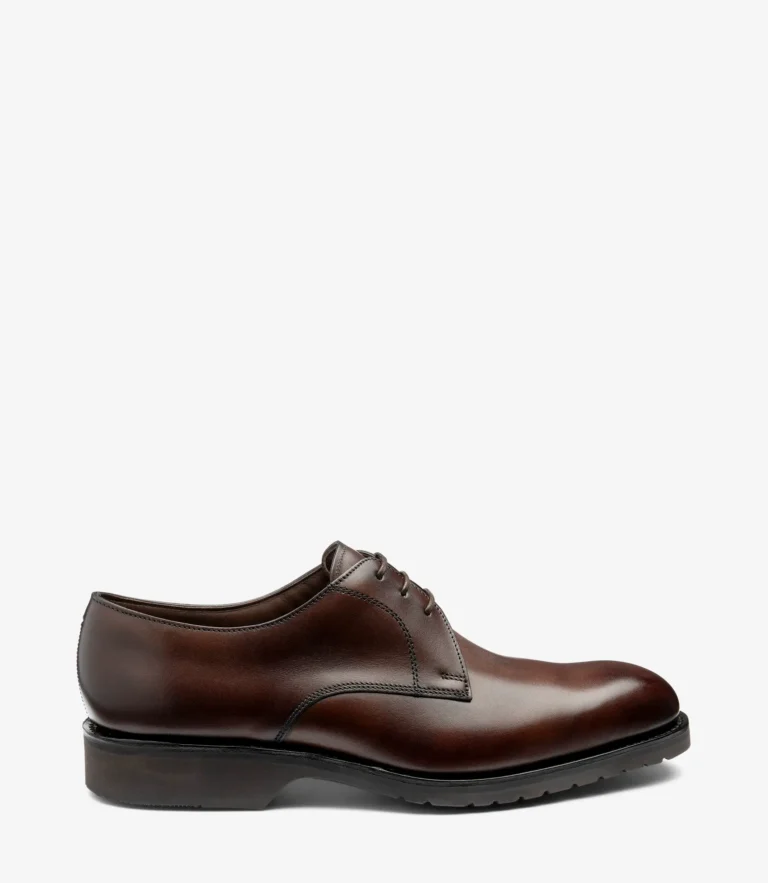 loake Orson Dark Brown Calf Leather