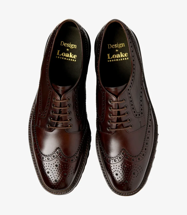 Loake Perseus Dark Brown Calf Leather
