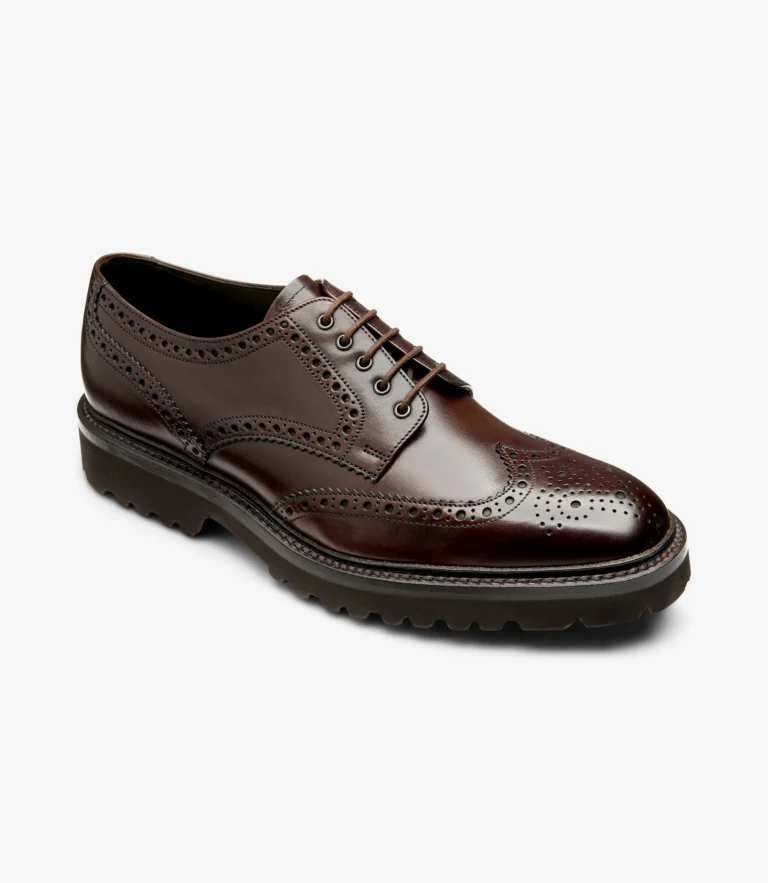 Loake Perseus Dark Brown Calf Leather