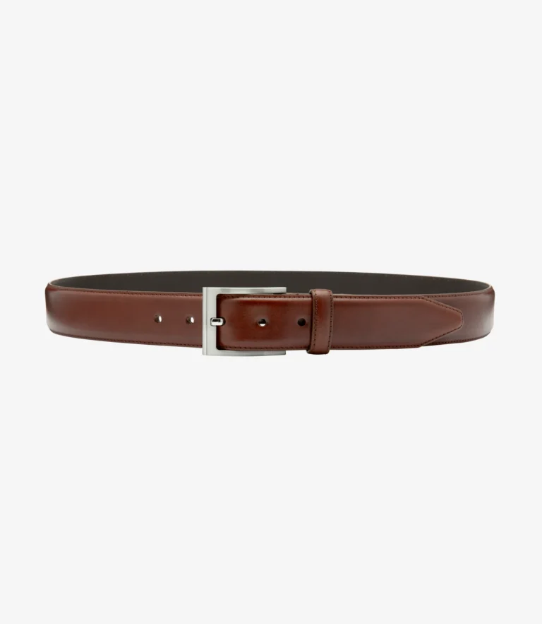 Loake Philip Belt Mahogany Calf Leather