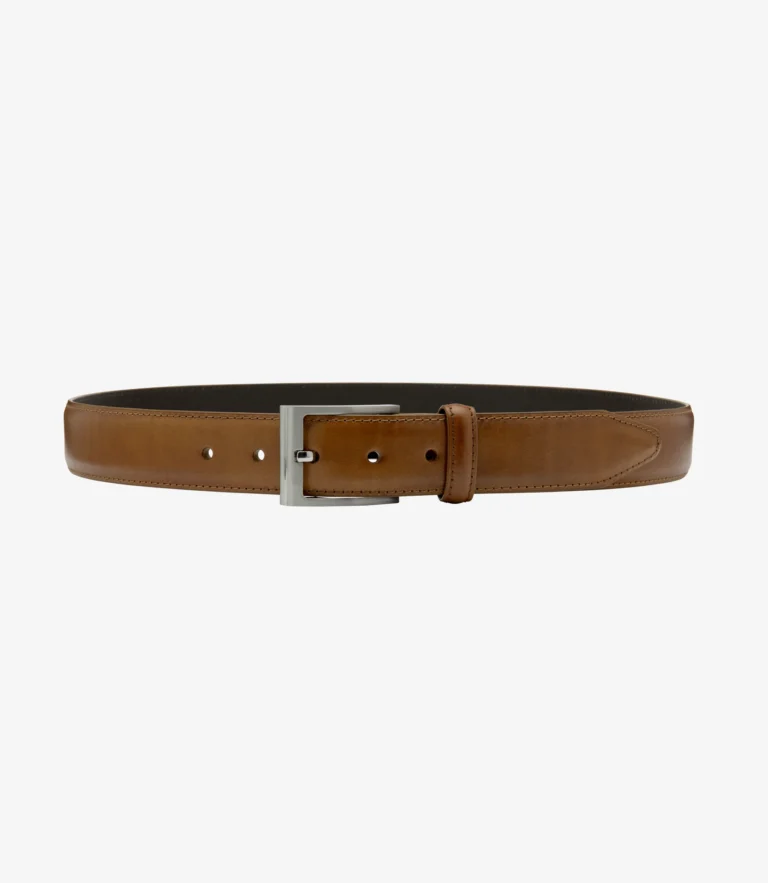 Loake Philip Belt Tan Calf Leather