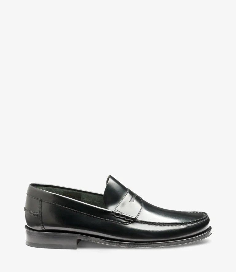 loake Princeton Black Polished