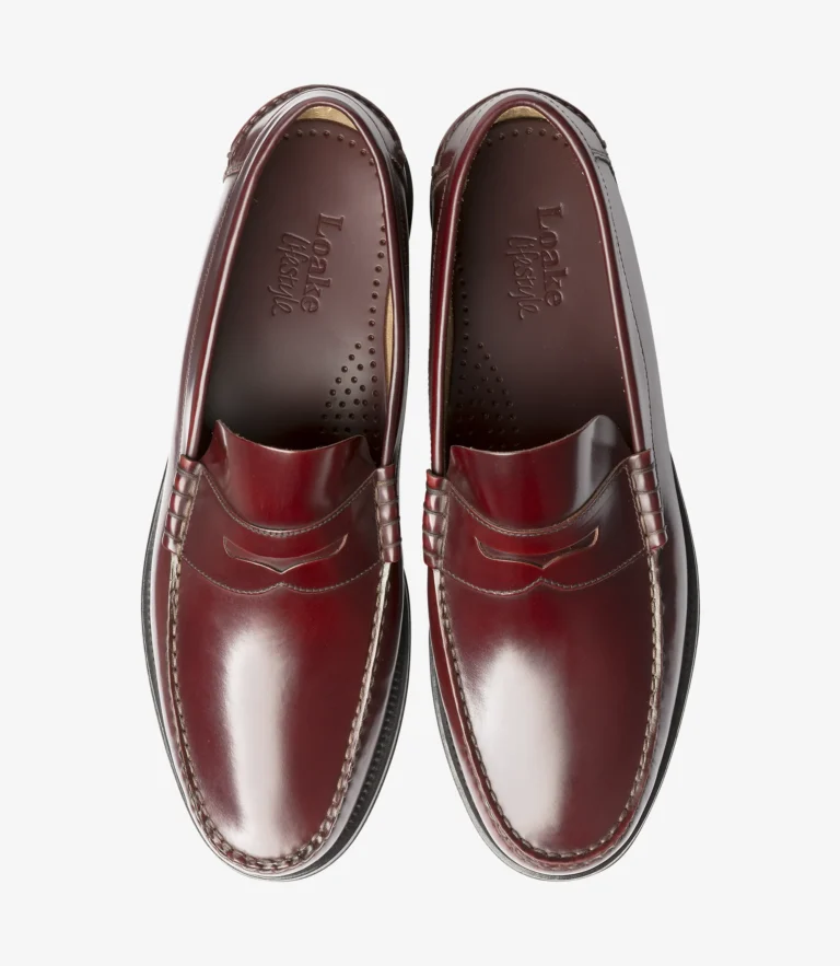Loake Princeton Burgundy Polished