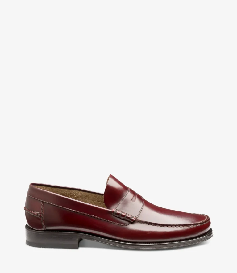 loake Princeton Burgundy Polished