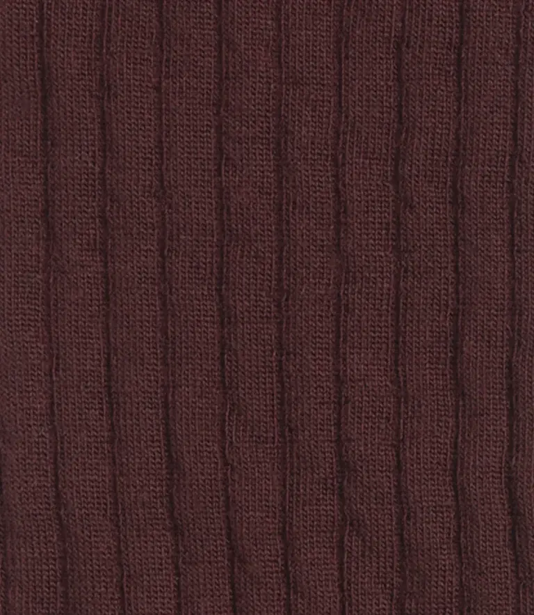 Loake Rib Socks Burgundy