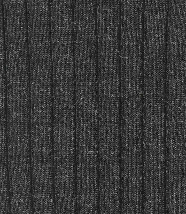 Loake Rib Socks Charcoal