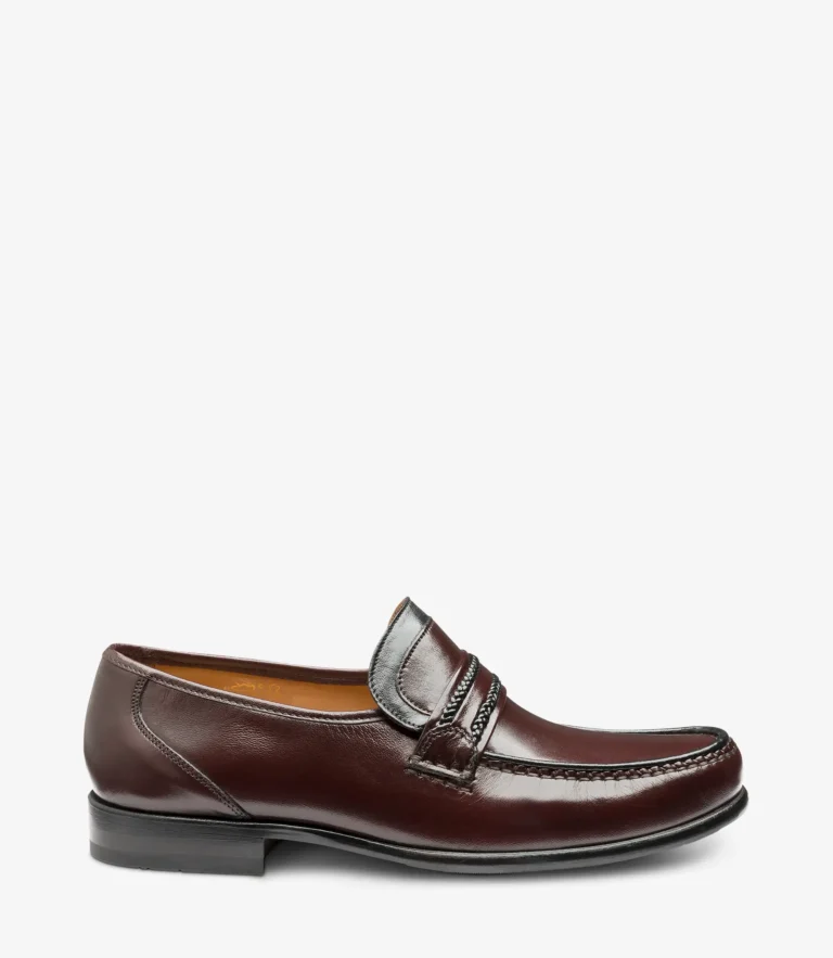 loake Rome Burgundy Nappa Leather