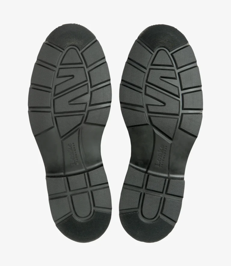 Loake Ryde Black Waxy Leather