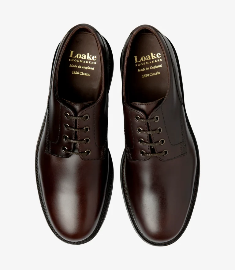 Loake Ryde Dark Brown Waxy Leather