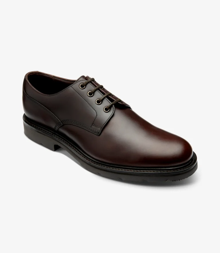 Loake Ryde Dark Brown Waxy Leather