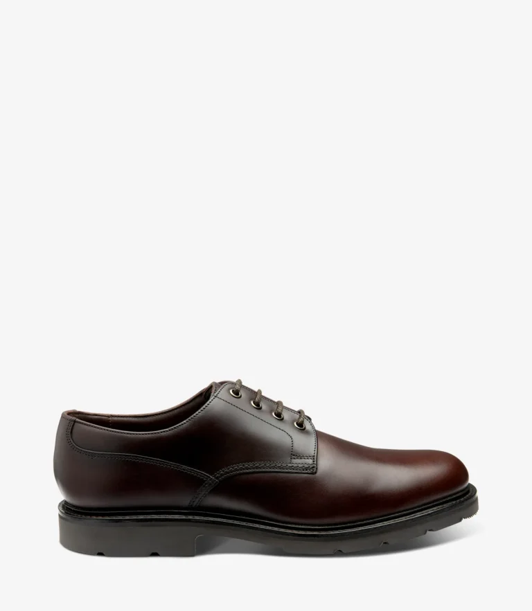 loake Ryde Dark Brown Waxy Leather