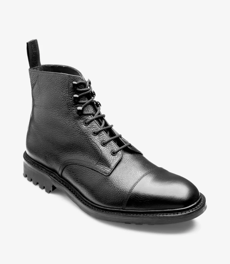 Loake Sedbergh Black Grain Calf Leather
