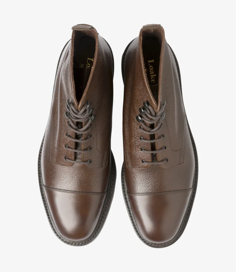 Loake Sedbergh Dark Brown Grain Calf Leather