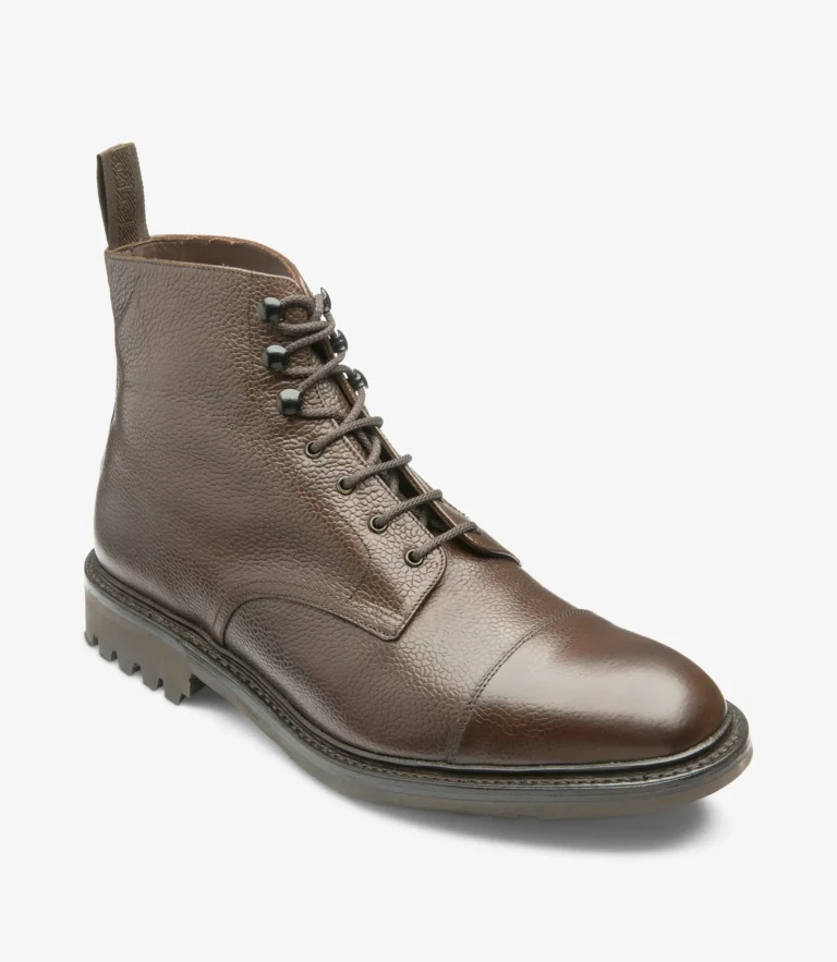 Loake Sedbergh Dark Brown Grain Calf Leather