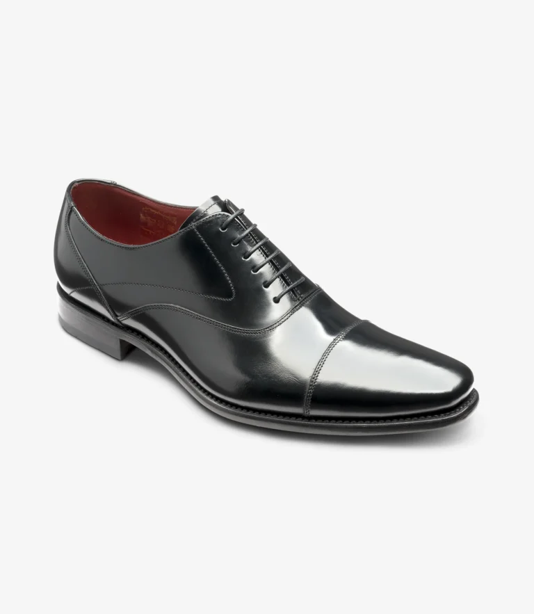 Loake Sharp Black Polished