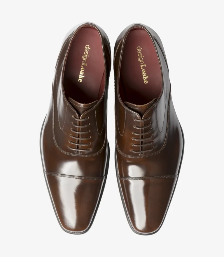 Loake Sharp Dark Brown Polished