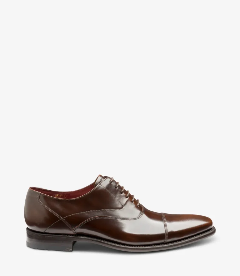 loake Sharp Dark Brown Polished