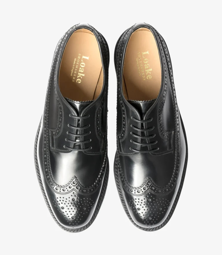 Loake Sovereign Black Polished