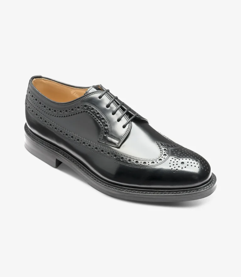 Loake Sovereign Black Polished