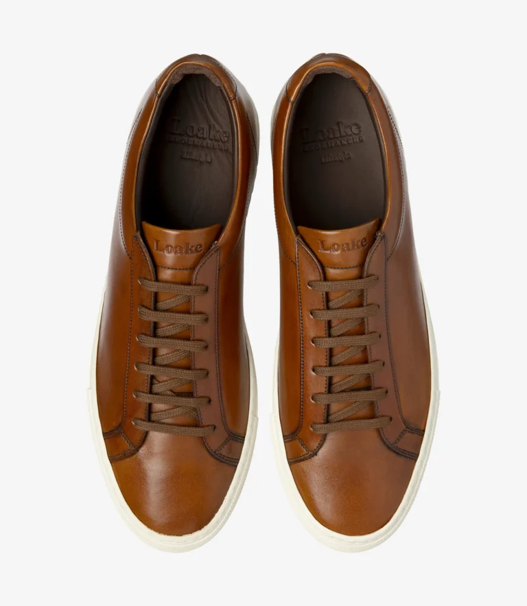 Loake Sprint Chestnut Brown Calf Leather