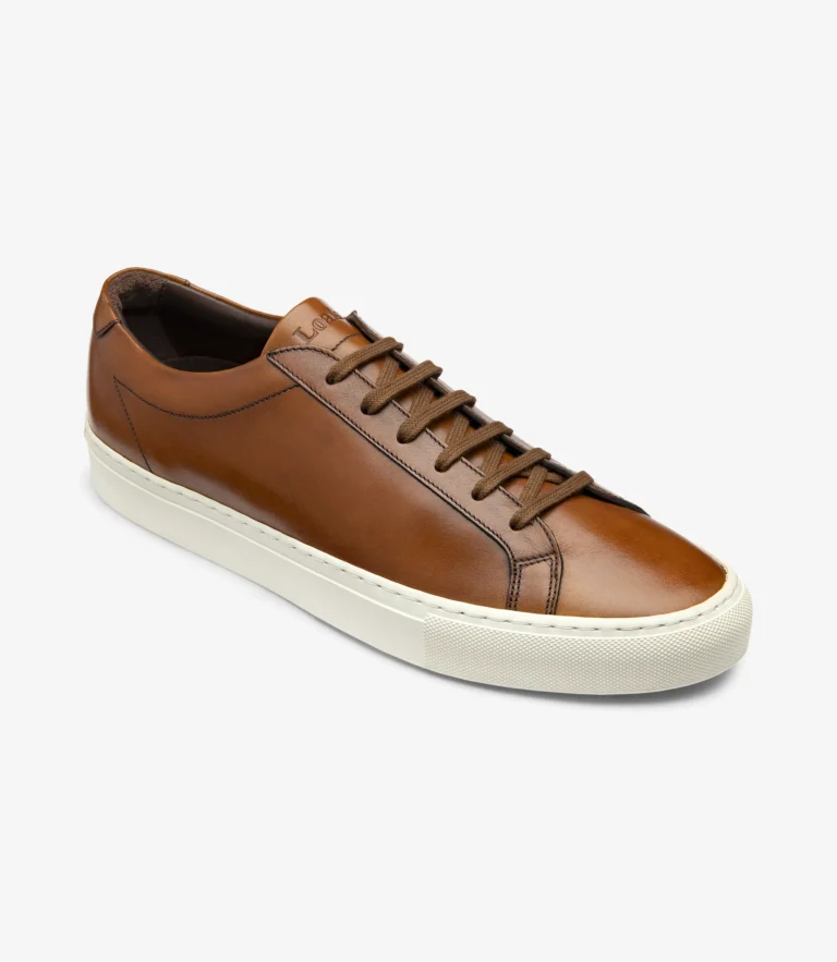 Loake Sprint Chestnut Brown Calf Leather