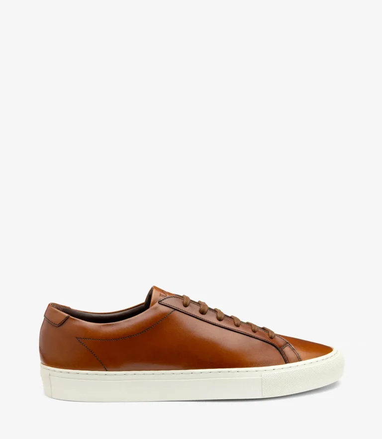 loake Sprint Chestnut Brown Calf Leather