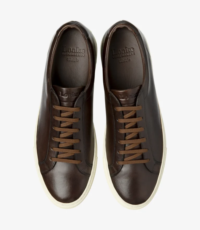 Loake Sprint Dark Brown Calf Leather