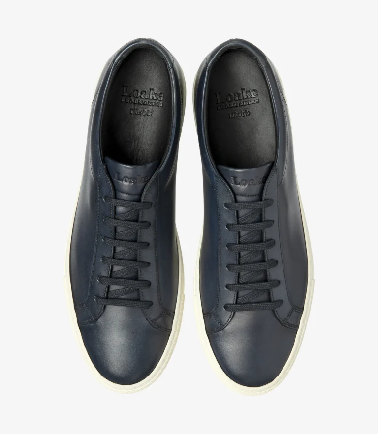 Loake Sprint Navy Calf Leather
