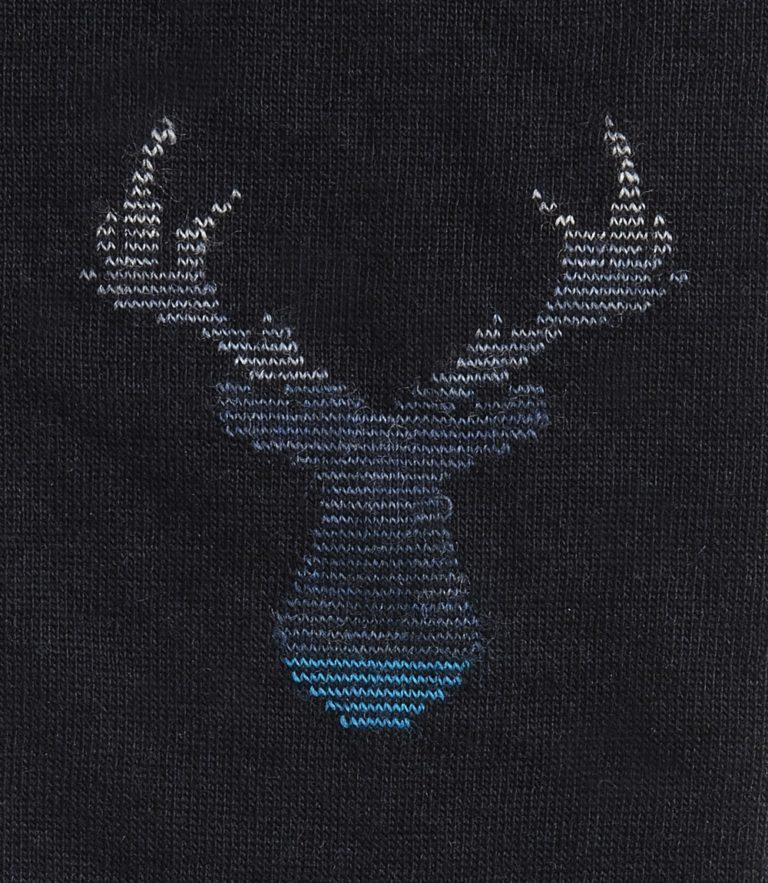 Loake Stag Socks Navy