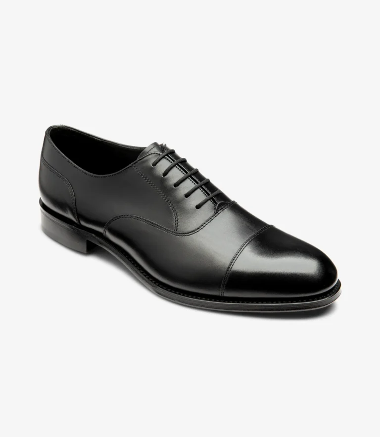 Loake Stonegate Carbon Black Calf Leather