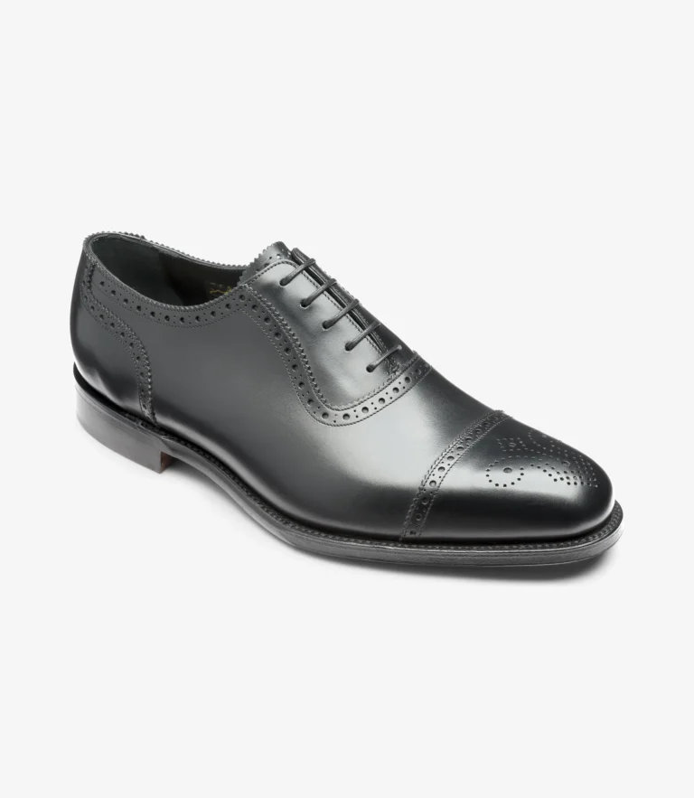 Loake Strand Black Calf Leather