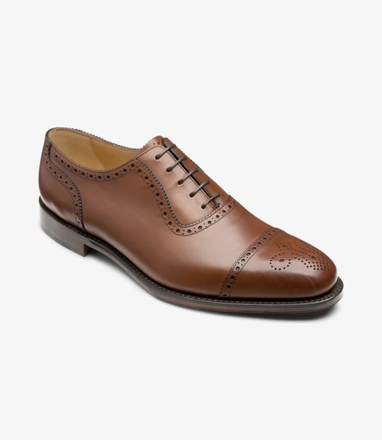 Loake Strand Mahogany Calf Leather