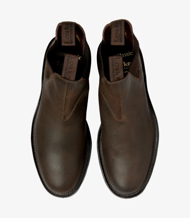 Loake Tintagel Brown Rough-Out Suede