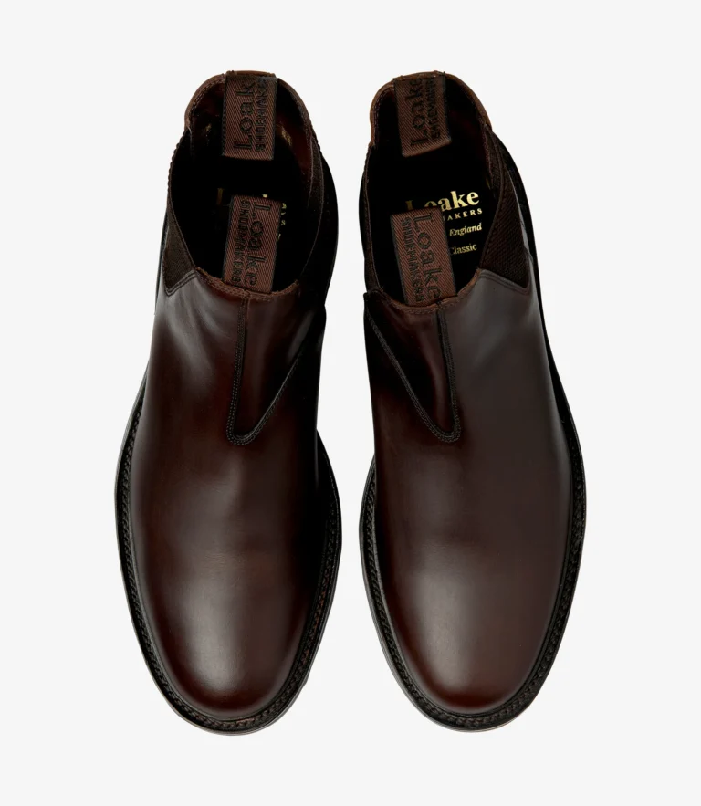 Loake Tintagel Dark Brown Waxy Leather