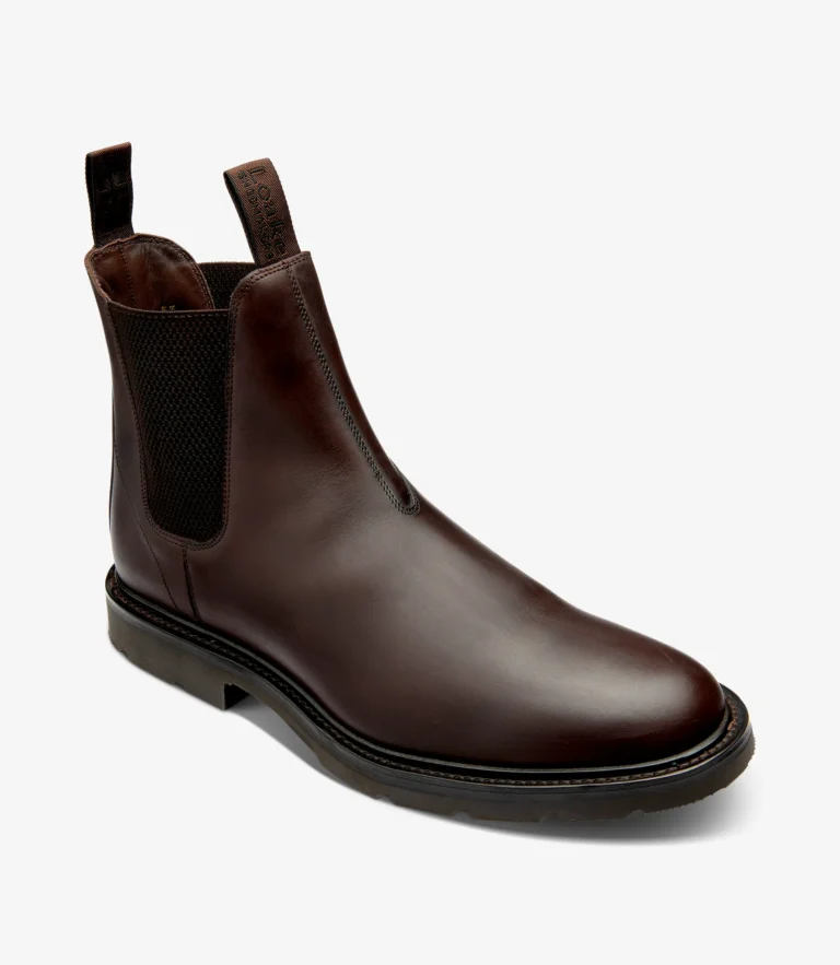 Loake Tintagel Dark Brown Waxy Leather