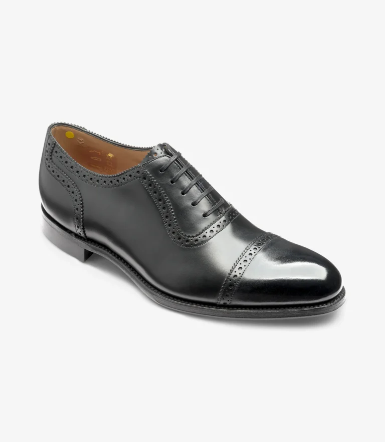 Loake Trinity Onyx Black Calf Leather
