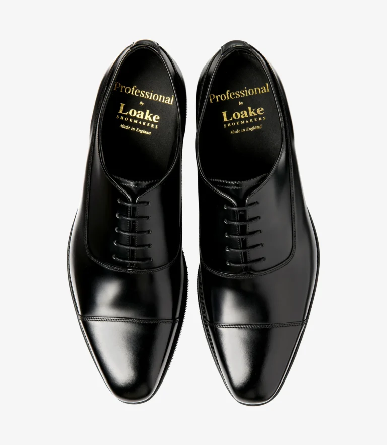 Loake Truman Black Polished
