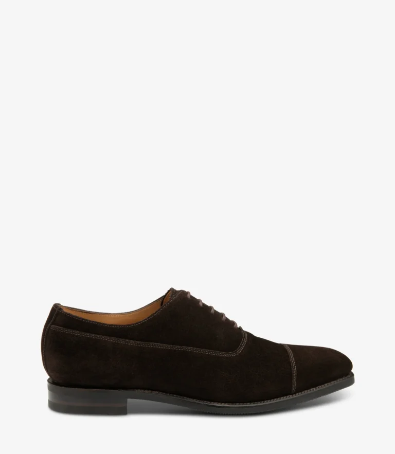 loake Truman Dark Brown Suede