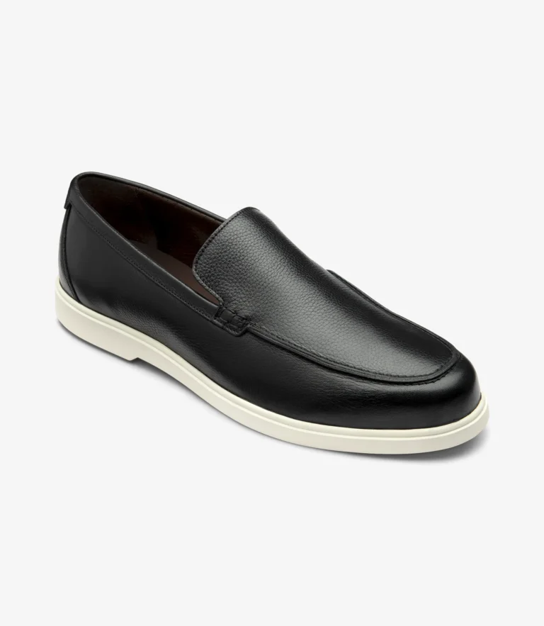 Loake Tuscany Black Grain Calf Leather